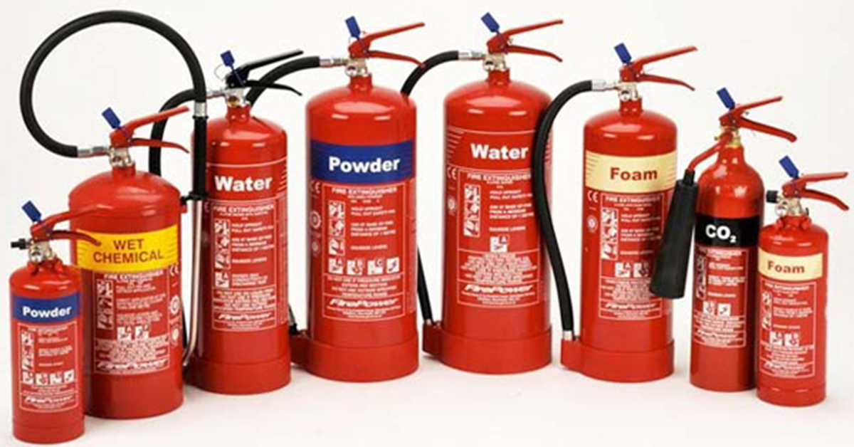 image of fire extinguishers